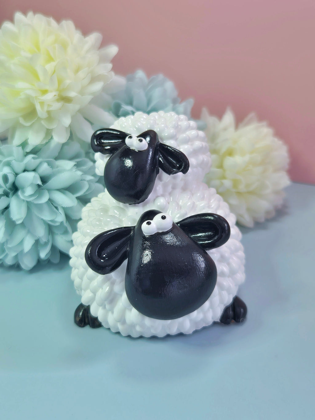 Daisy and Dottie Sheep Ornaments